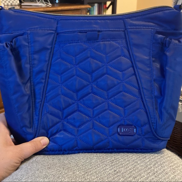 lug Handbags - Lug Mini (but NOT small) Shuffle SE Crossbody in Cobalt Blue